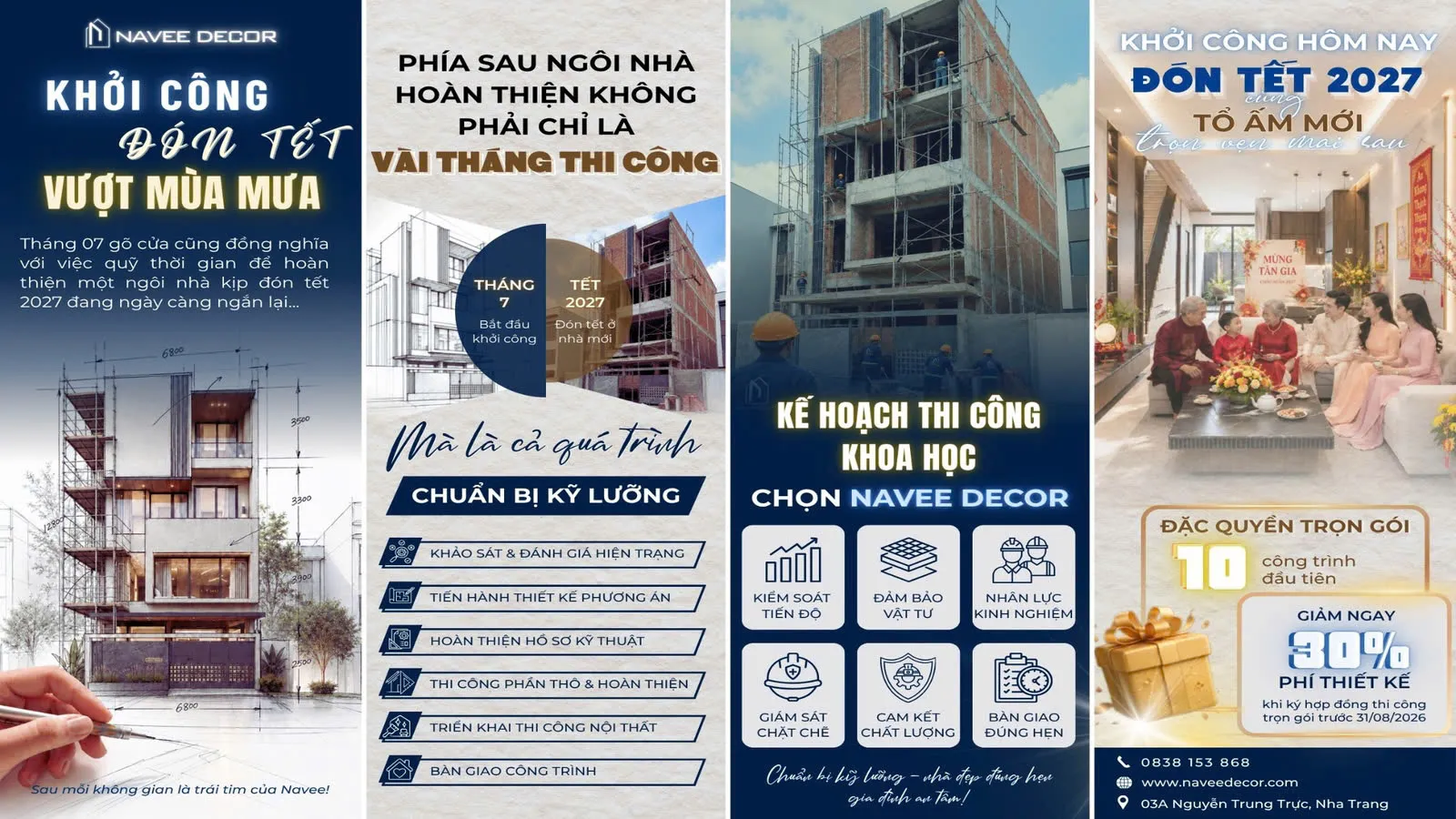 KHỞI CÔNG ĐÓN TẾT – VƯỢT MÙA MƯA