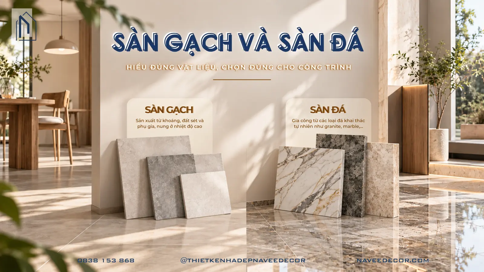 1. SÀN GẠCH VÀ SÀN ĐÁ